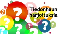 Tiedonhaun harjoituksia